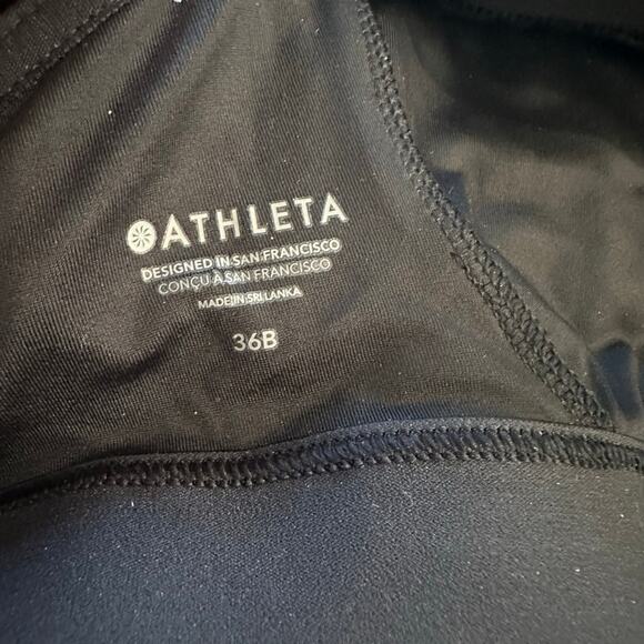 Athleta Invincible Sports Bra Black 36B - Picture 4 of 9